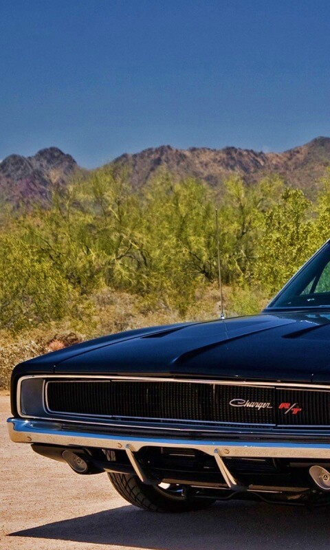 Черный Додж обои