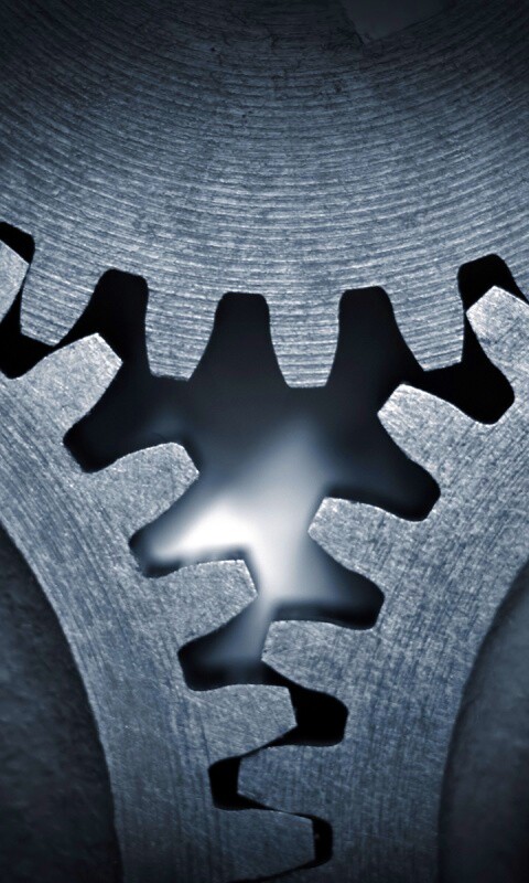 Три сцепленных шестерни обои