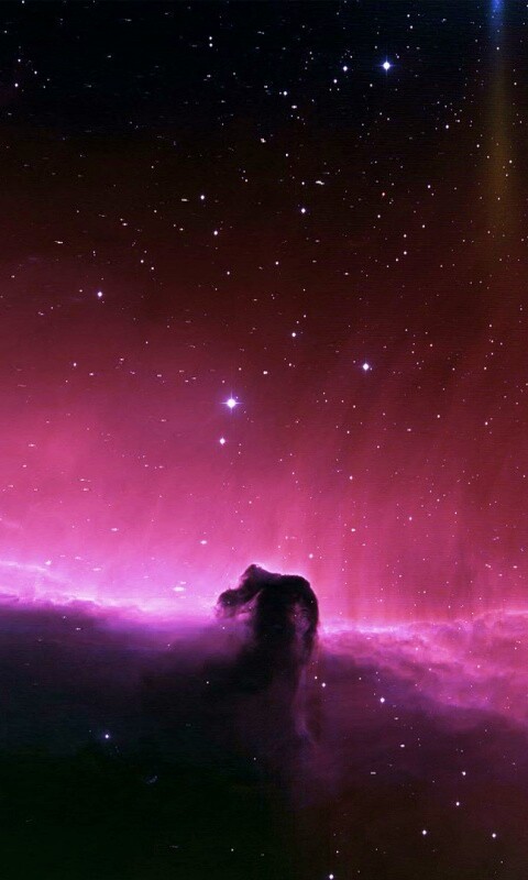 Розовая туманность обои