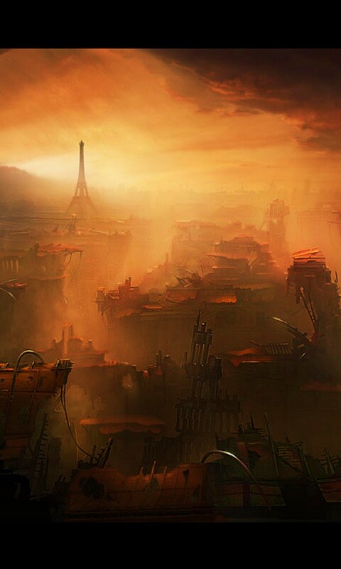 Постапокалиптический Париж обои