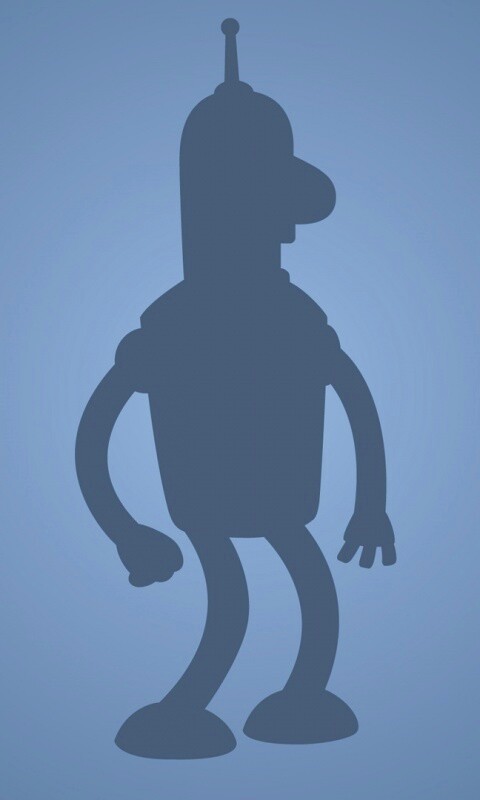 Силуэт Бендера обои