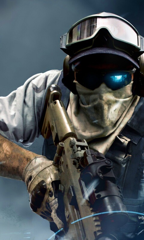 Боец в маске обои