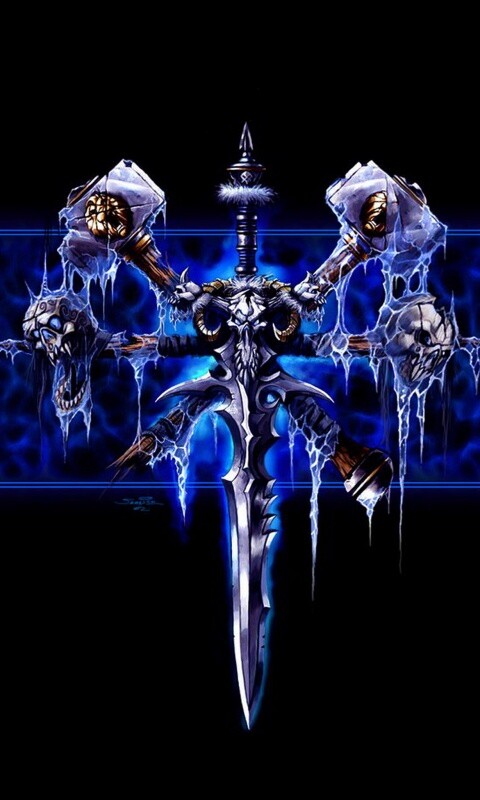 Логотип WarCraft Frothen Throne обои