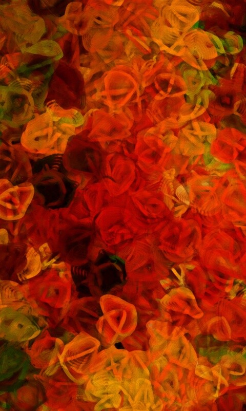 Разноцветные завитушки обои