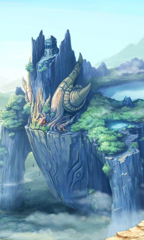 Храм на живой скале обои