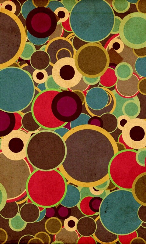 Цветные круги обои