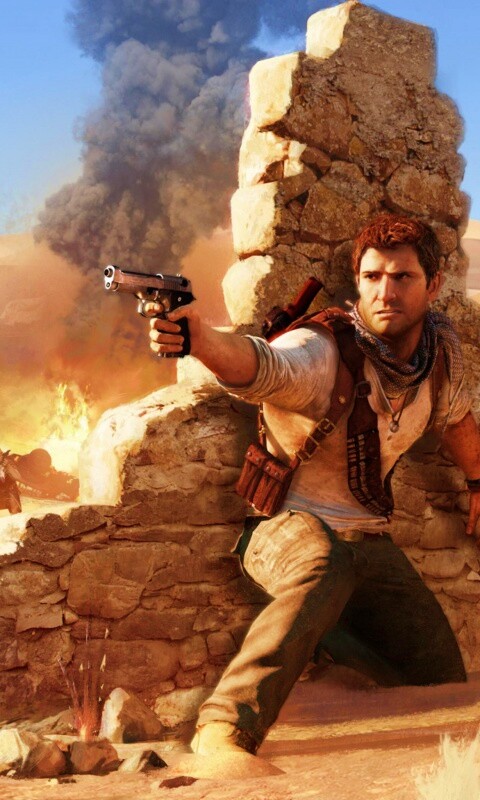 Бой в пустыне обои