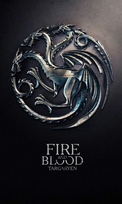 Металлический герб дома Таргариен обои