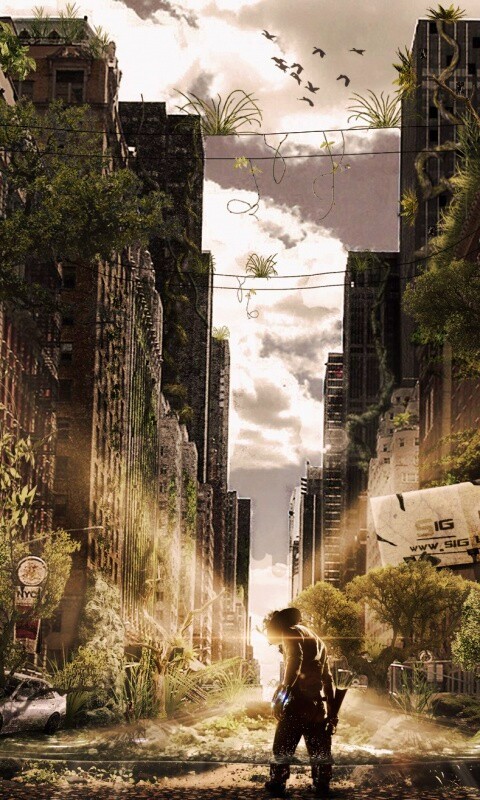 Постапокалиптический мир обои