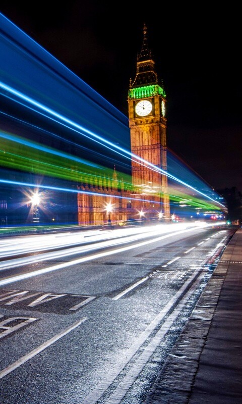 Ночной лондон обои