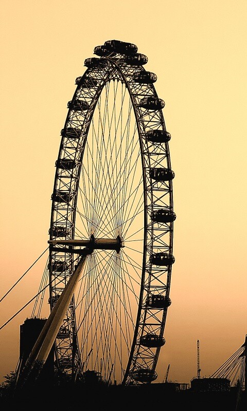 Силуэт Лондона обои