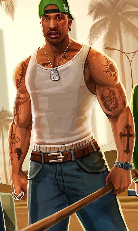 Герои с Грув стрит обои