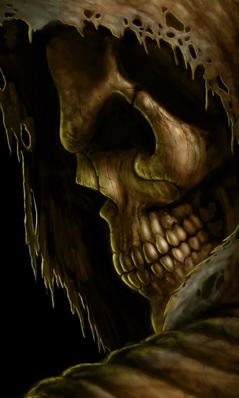 Смерть с картами обои