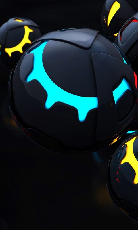 Трёхмерные шары обои