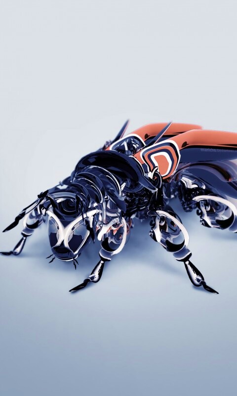 Кибер муха обои