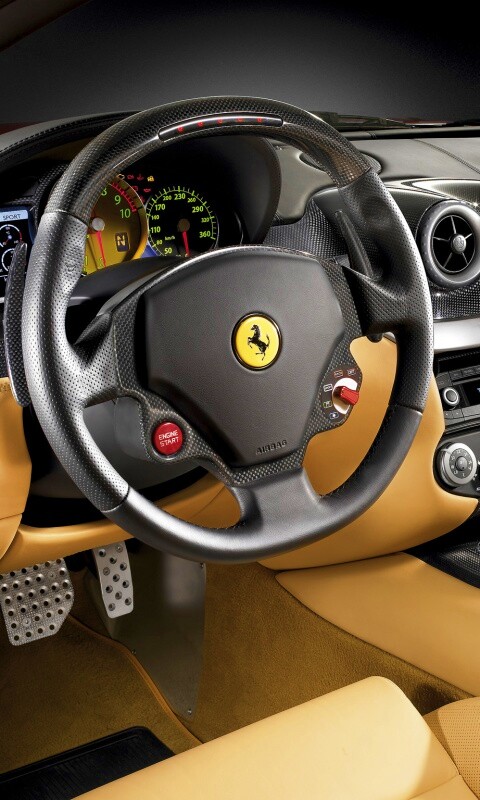 Салон феррари обои