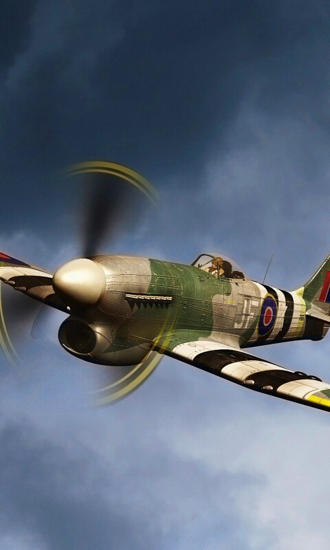 Истребитель времён Второй Мировой Войны обои