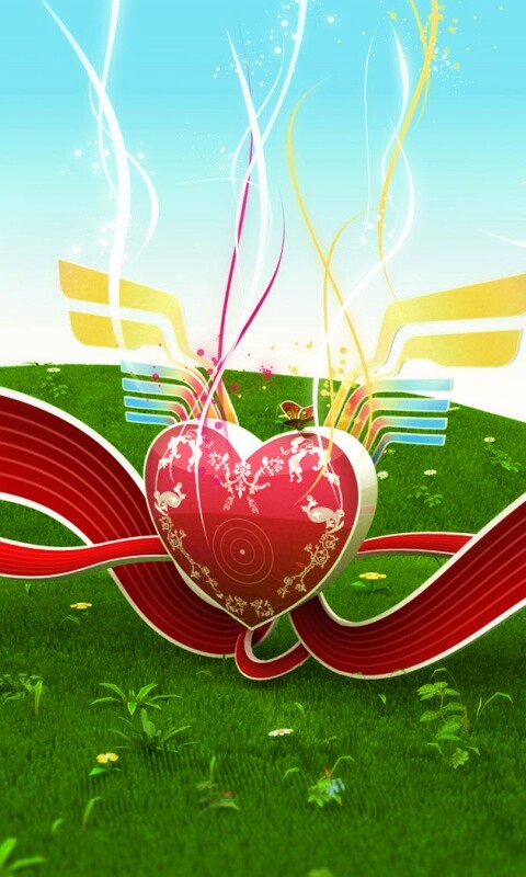 Валентинка обои