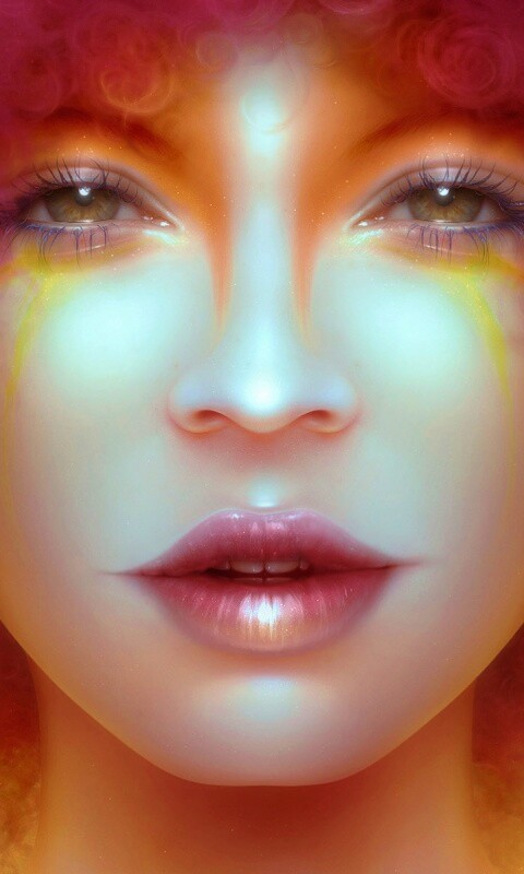 Карамельное личико обои