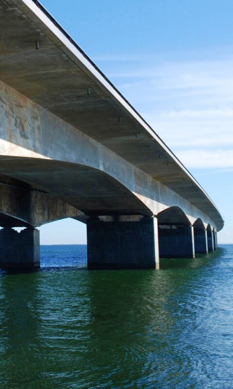 Опоры моста обои