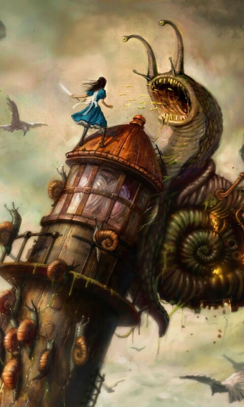 Битва с механической улиткой обои