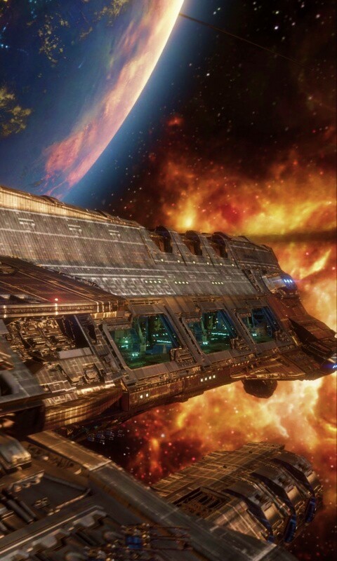 Космический корабль обои