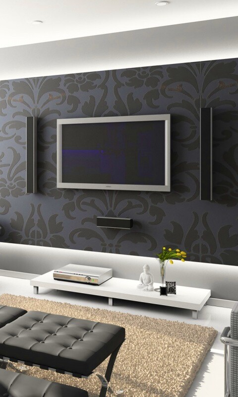 Современная комната обои