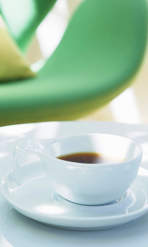 Чашка утреннего кофе обои