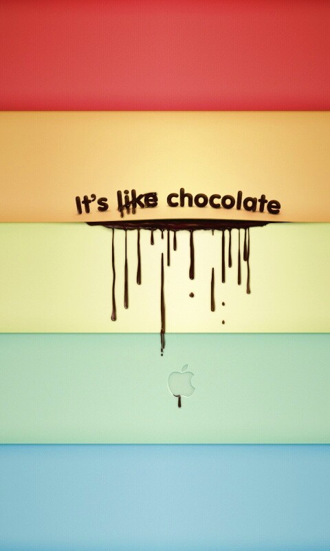 It"s not like chocolate обои