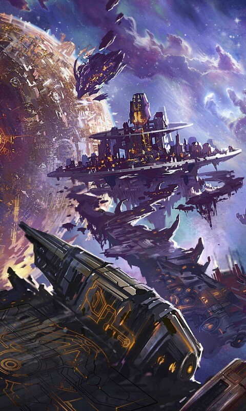 Фантастический пейзаж обои