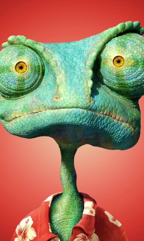 Ранго на красном фоне обои