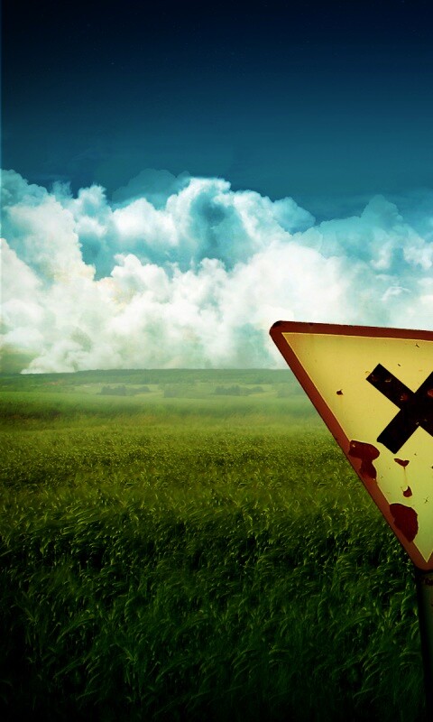 Знак с крестом обои