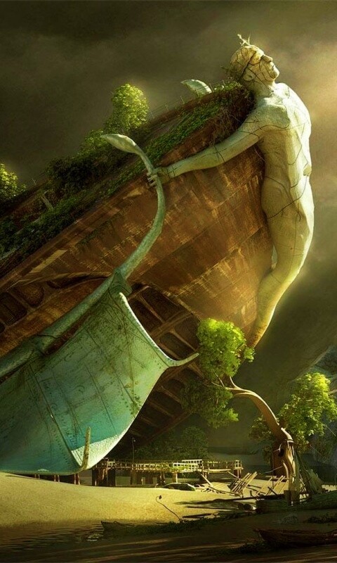 Древнее воздушное судно обои