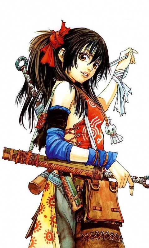 Девушка с мечом из Dangu обои