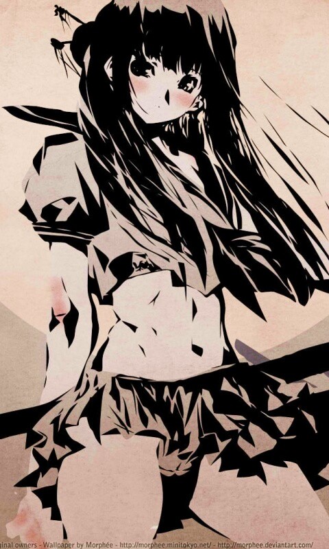 Девушка с мечом обои