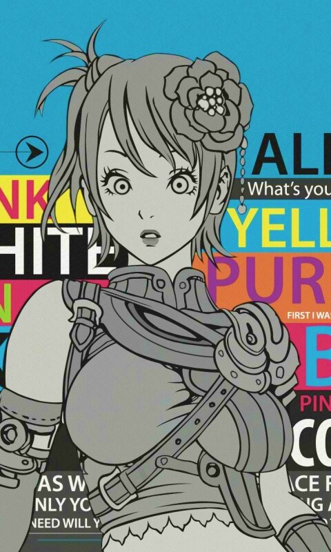 Раскрась её обои