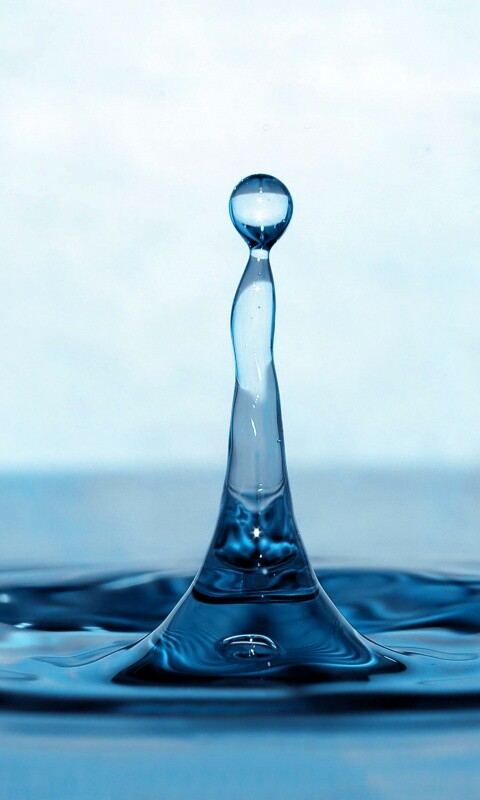 Падение капли обои