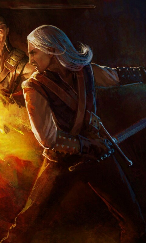 Геральт и Беренгар против Азара обои