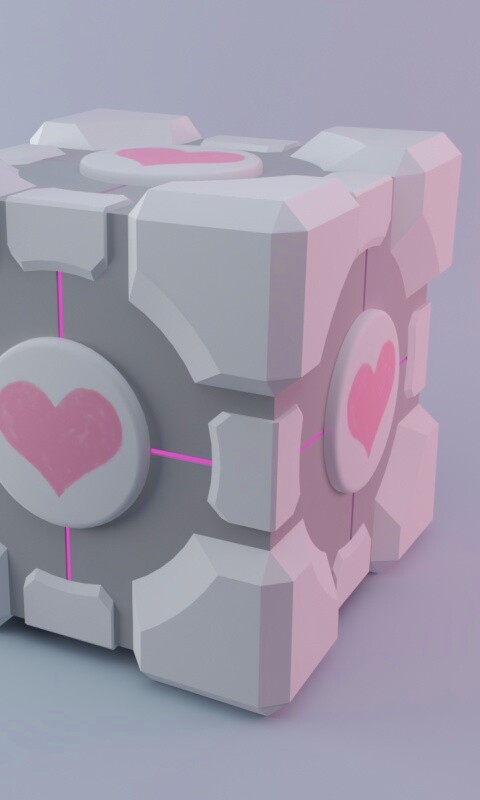 Взвешенный куб-компаньон обои