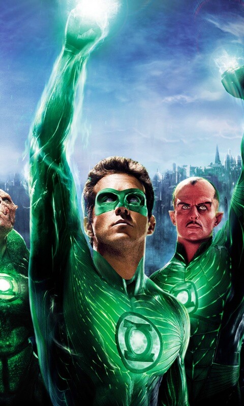 Зеленый фонарь обои