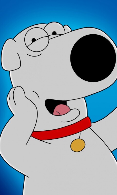 Браян с бокалом мартини обои