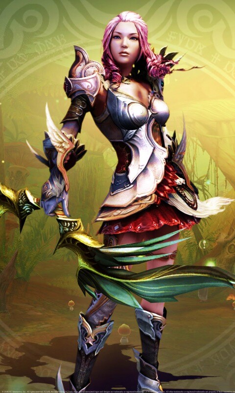 Лучница из Aion обои