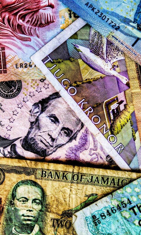 Купюры из разных стран обои