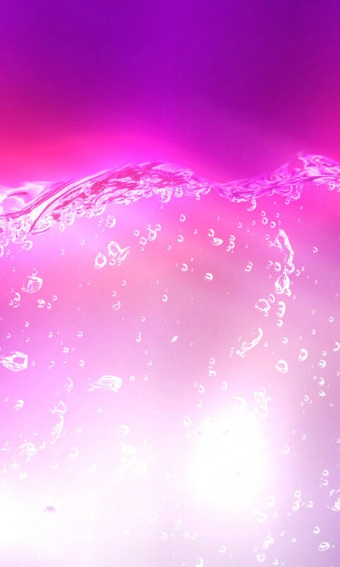 Розовый прибой обои