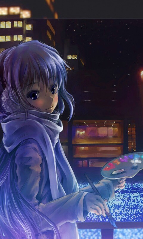 Художница обои