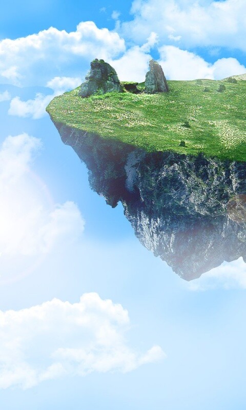 Летающий острв обои