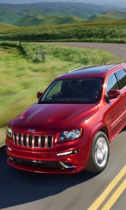 Jeep на дороге обои