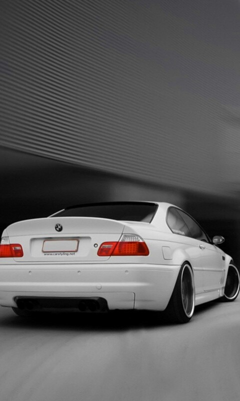 Белый БМВ обои
