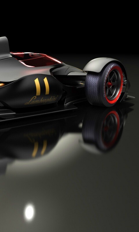 Болид Lamborghini обои