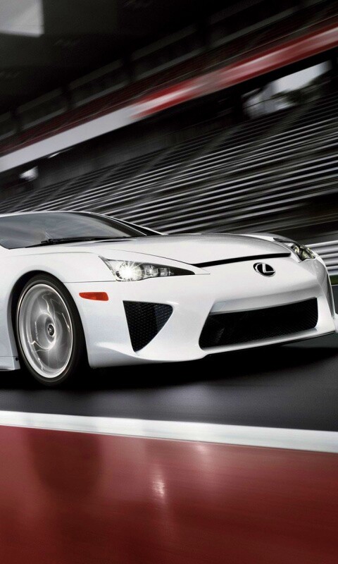 Lexus LFA на тарссу обои